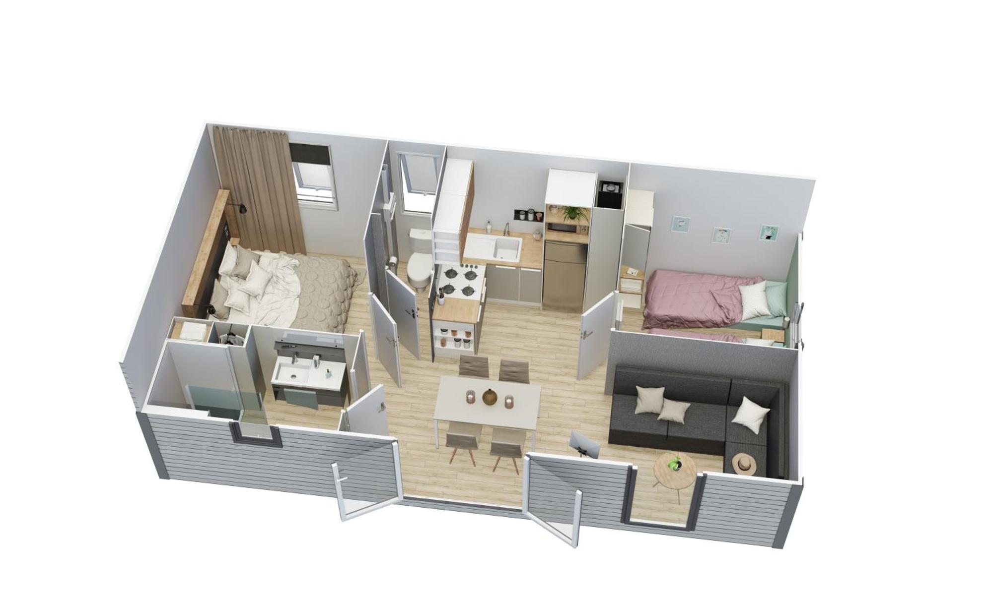Happymobilhome Argeles-Sur-Mer -Plage A 500M- Camping 4 Etoiles Del Mar Zewnętrze zdjęcie