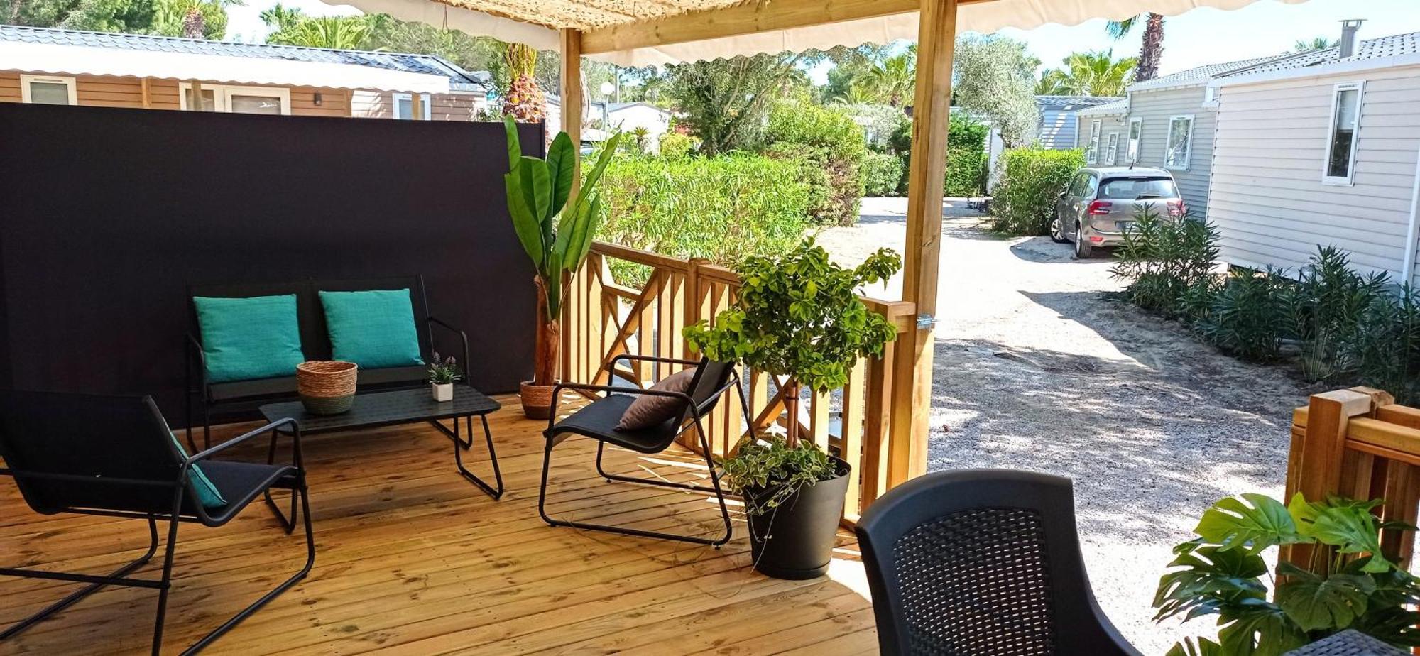 Happymobilhome Argeles-Sur-Mer -Plage A 500M- Camping 4 Etoiles Del Mar Zewnętrze zdjęcie